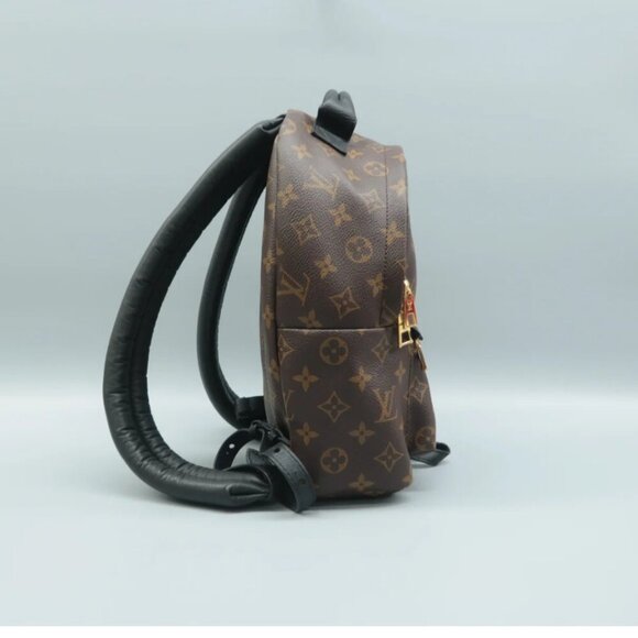 100% Authentic Louis Vuitton Palm Springs Brown Monogram Canvas Backpack - Picture 4 of 12